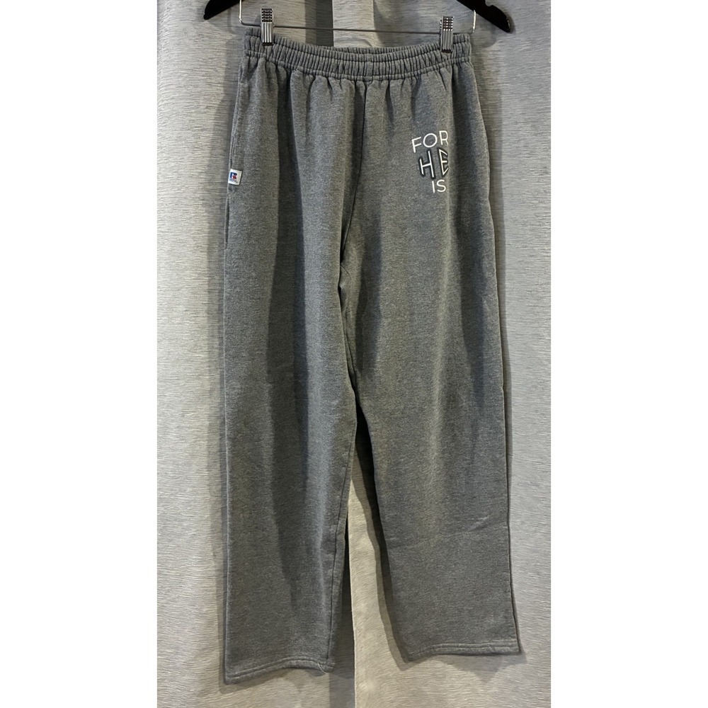 Vintage Russell Athletic y2k Sweatpants‎ Size Small Baggy men's Gray